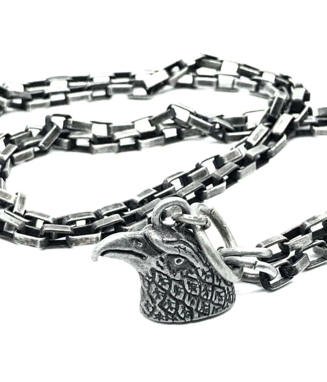 Collar Aguila Metal Plata Vieja/813 thumbnail 2