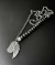 Collar Piedra Volcánica y Ala Metal color Plata Vieja/808 en internet