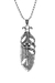 Collar Pluma Calavera B/545