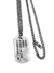 Collar Chapa de Identificación Metal Plata Vieja/817 en internet