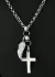 Collar de Acero y dije Cruz Ala 65 cm/628 - comprar online