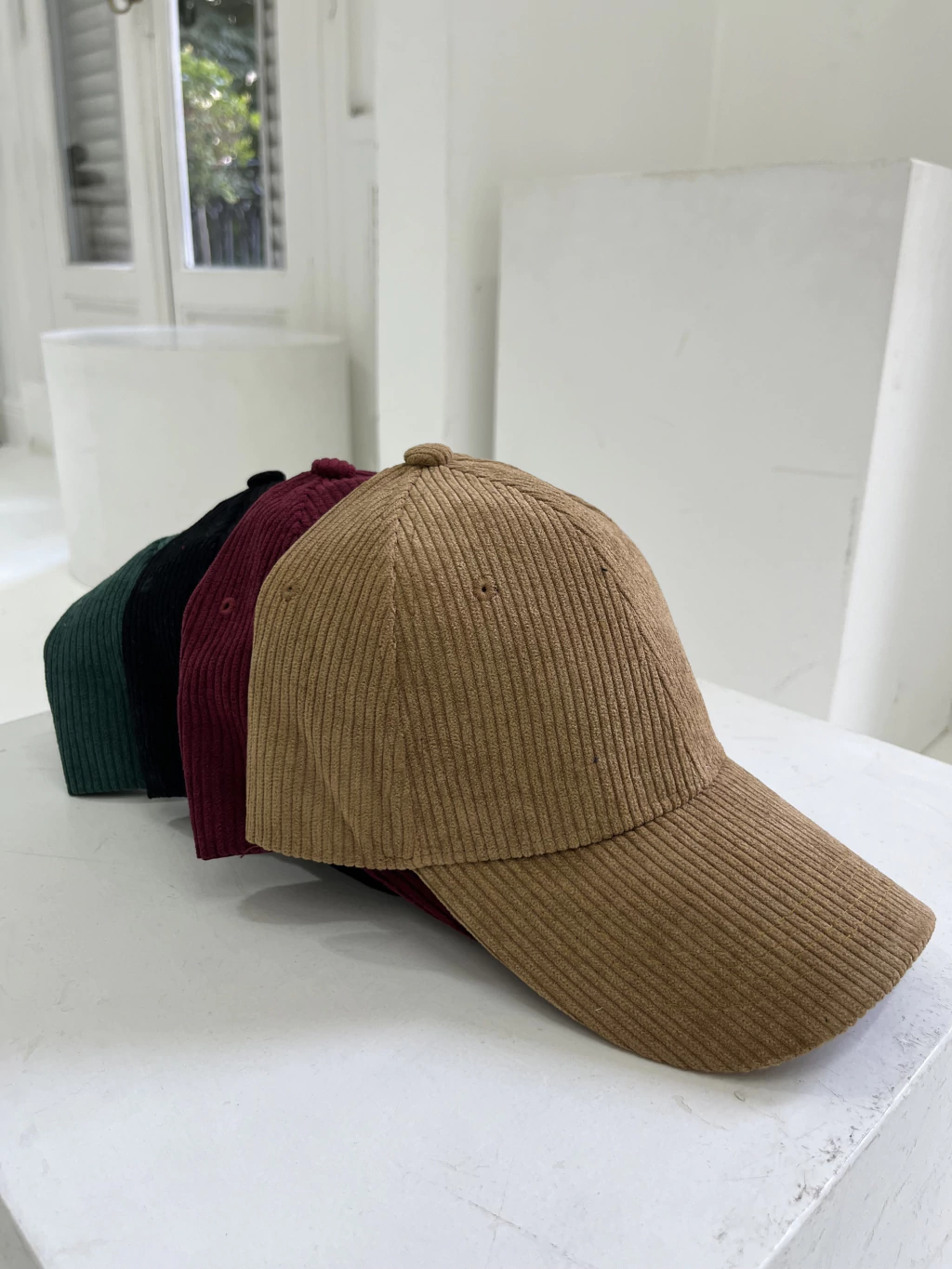 Gorra Corderoy Camel