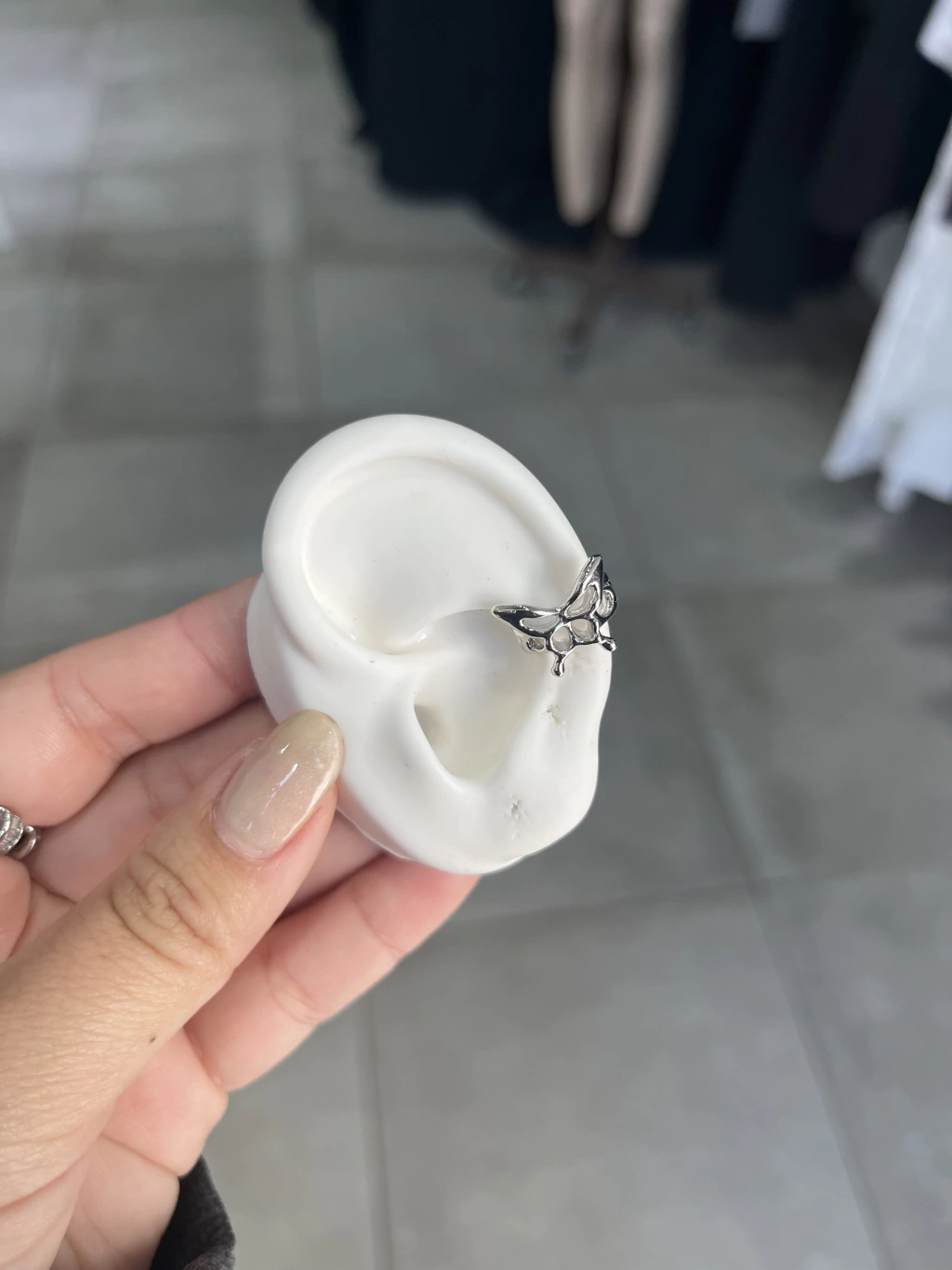 Cuff Mariposa Plateado