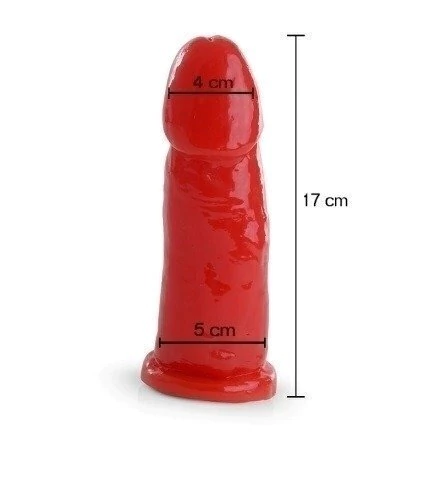 Dildo super macizo con sopapa sin caja
