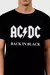 Camiseta AC/DC - Back in Black na internet