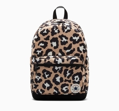 MOCHILA CONVERSE GO 2 LEOPARD BEGE