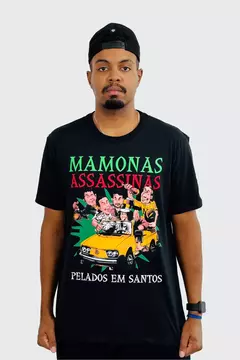 Camiseta Mamonas Assassinas - Pelados em Santos - comprar online