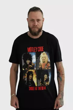 Camiseta Mötley Crüe - Shout At the Devil - comprar online