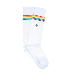 16903-003140.1120 MEIA LUPO ARCO IRIS BRANCO (M 34/38)