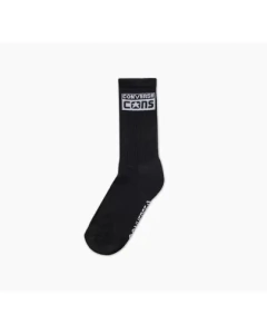 MEIAS SKATE HIGH MENS JET BLACK