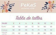 Conjunto pekas - comprar online