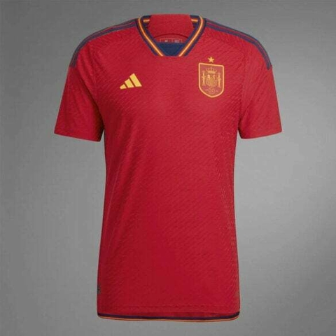 Camisa Espanha I 2022/23 - Torcedor Adidas Masculina - Vermelho
