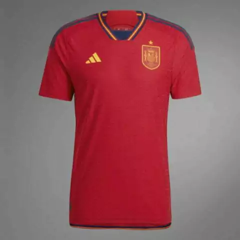 Camisa Espanha I 2022/23 - Torcedor Adidas Masculina - Vermelho