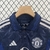 Kit Infantil Manchester United II 2024/25 - Torcedor Adidas - Azul - Groovy Club | Camisas de futebol