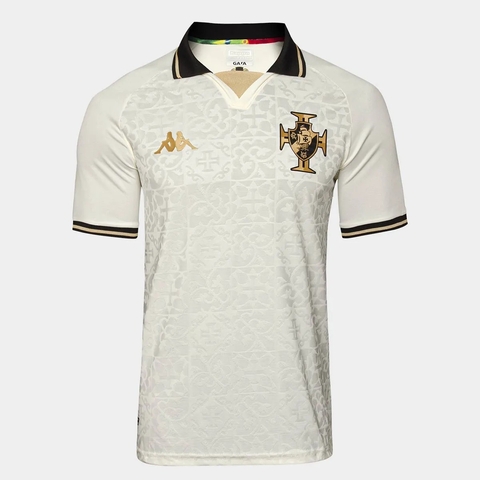 Camisa Vasco III 2022/23 - Torcedor Kappa Masculina - Off White