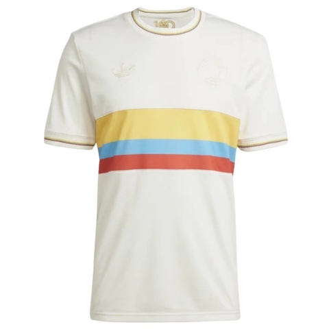 Camisa Colômbia 100 Anos 2024/25 - Torcedor Adidas Masculina - Branco