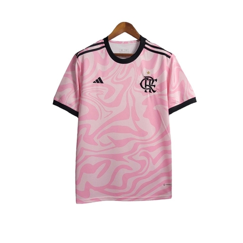 Camisa Flamengo 2023/24 - Torcedor Adidas Masculina - Rosa - comprar online