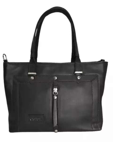 Cartera de Cuero con manija y Correa regulable (4578CU) - comprar online