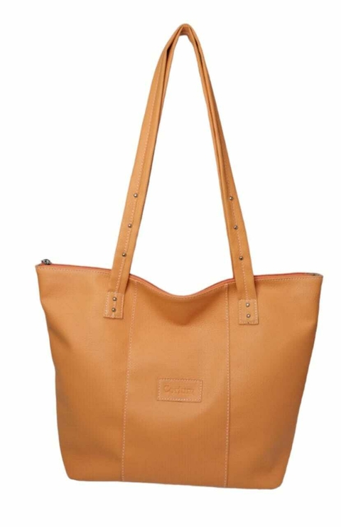 Cartera con manija larga tipo totebag (4286PU)