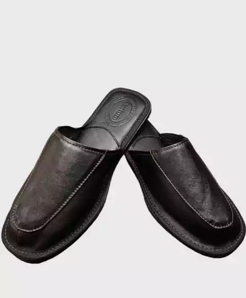 Pantuflas de cuero art60 - comprar online