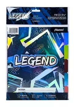 Separadores Escolares Rexon Holostamping - Legend