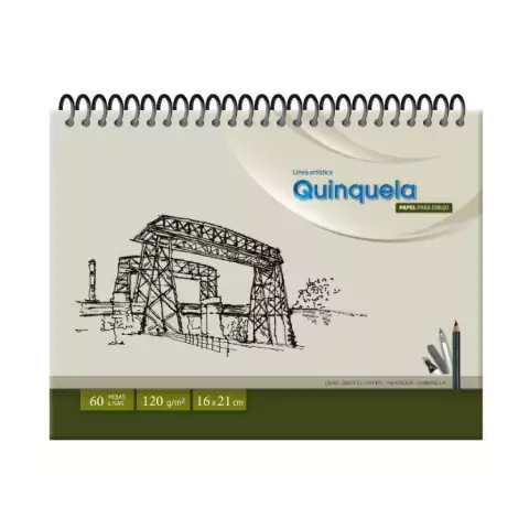 Cuaderno Quinquela Liso 16X21