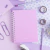 CUADERNO PUNTO CERO BE POSITIVE A5 PASTEL - LILA - comprar online