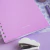 CUADERNO PUNTO CERO BE POSITIVE A5 PASTEL - LILA en internet
