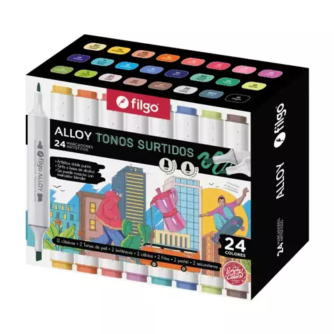 Marcadores Filgo Alloy x24