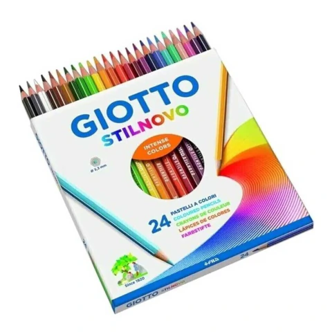 Lápices de Colores Giotto Stilnovo - 24 Unidades