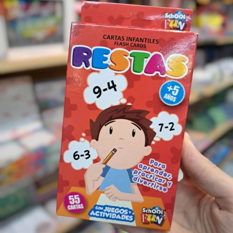 Cartas Educativas School Fun - Restas - comprar online
