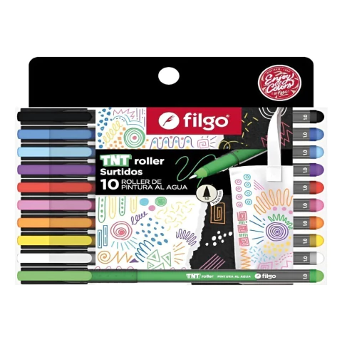 Roller x10 TNT Colores Surtidos - Filgo - comprar online