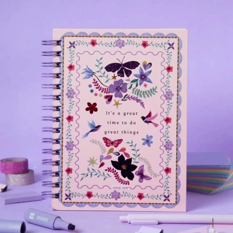 Agenda Cuaderno Punto Cero 2027 A5 - Blooming Season