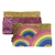 CARTUCHERA RAINBOW SOBRE CON GLITTER MOOVING en internet