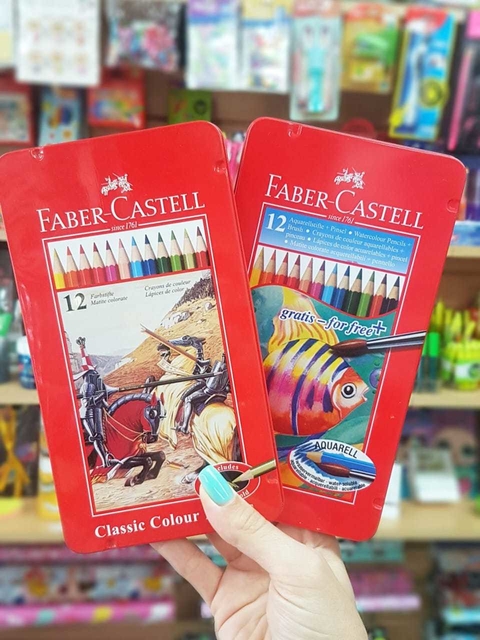 Lápices Acuarelables Faber Castell Lata