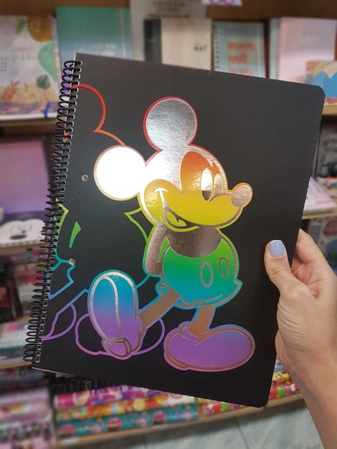 Cuaderno Mickey Rainbow A4 Cuadriculado 80H
