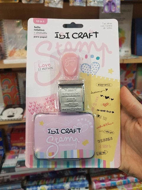 Sello Rotativo Love + Almohadilla
