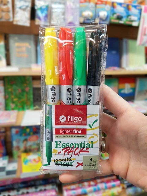 Resaltadores Essential Redondo X4 Filgo