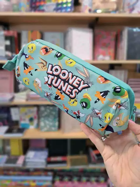 Cartuchera Open Looney Tunes - Mooving