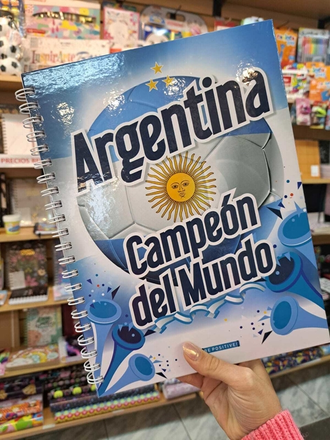 Cuaderno Argentina Campeón A4