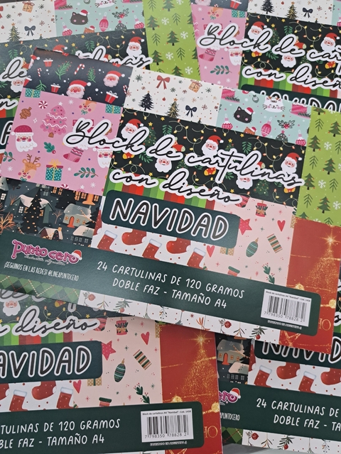 Block Cartulinas Navidad