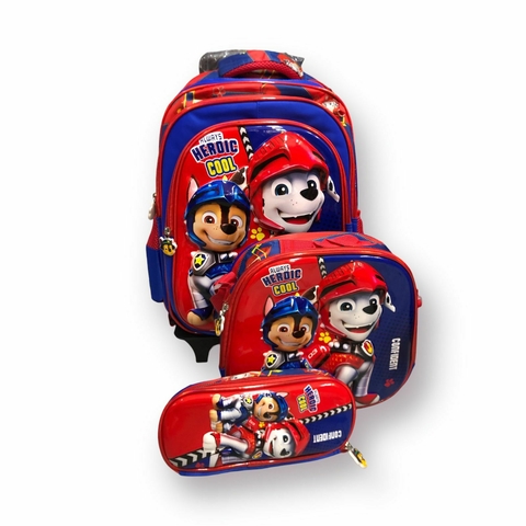 Set Escolar 3 En 1 - Patrulla Canina