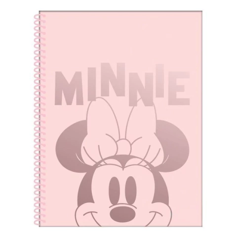 Cuaderno Mooving A4 Tapa Flex 80H Rayado Minnie - Rosa - comprar online