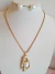 Conjunto Jordanna- Pérola com Dourado