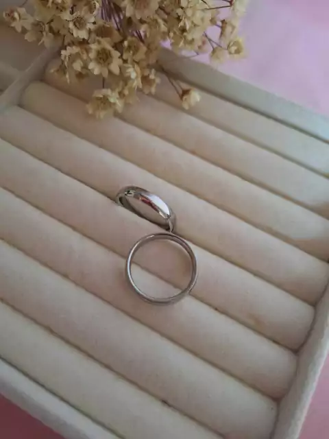 Aliança 3mm em Aço Inox tamanho 18