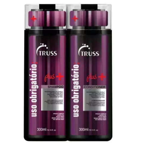 Truss - Kit Uso Obrigatório Plus+: Shampoo 300ml + Condicionador 300ml
