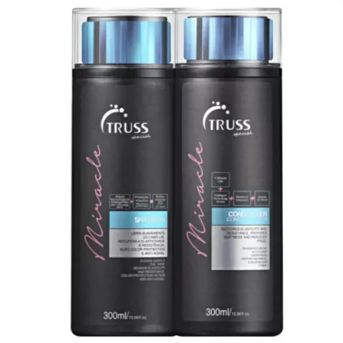 Truss - Kit Miracle : Shampoo 300ml + Condicionador 300ml