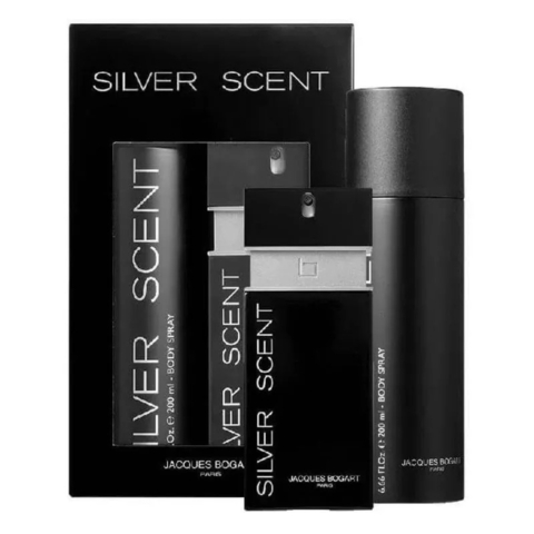 Kit Silver Scent + Desodorante + Perfume Masculino Eau de Toilette 100ml - Jacques Borgat - comprar online