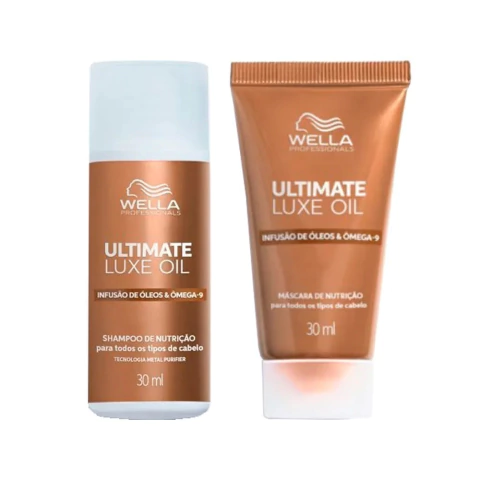 Wella - Kit Ultimate Luxe Oil Shampoo 50ml + Mascara 30ml - comprar online