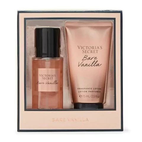 Victoria Secret - Kit Bare Vanilla: Hidrtante 75ml + Splash 75ml